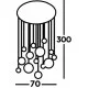 Searchlight Pendant Lamp Planets 14x109W, LED 4514-14 Searchlight Pendant Lamp Planets 14x109W, LED 4514-14