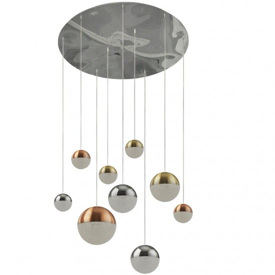 Searchlight Pendant Lamp Planets 7x78W, LED 4519-9