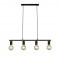 Searchlight pendant lamp Dance, 4x60WxE27, 45201-4BK