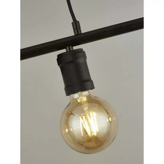 Searchlight подвесной светильник Dance, 4x60WxE27, 45201-4BK Searchlight подвесной светильник Dance, 4x60WxE27, 45201-4BK