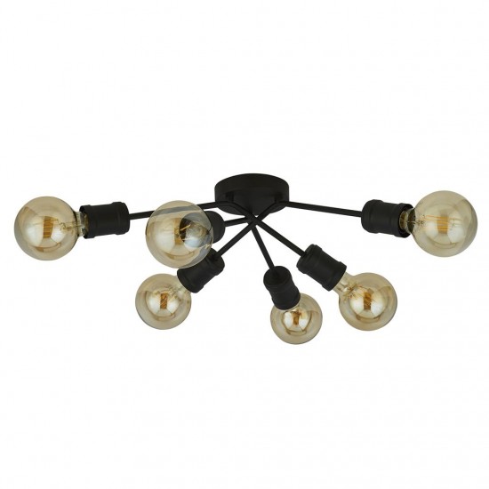 Searchlight GRIESTU GAISMEKLIS Dance 6xE27x60W, 45201-6BK