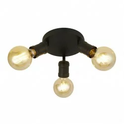 Searchlight CEILING LIGHT Dance 3xE27x60W, 45202-3BK