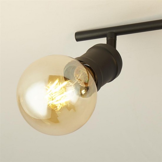 Searchlight CEILING LIGHT Dance 4xE27x60W, 45202-4BK