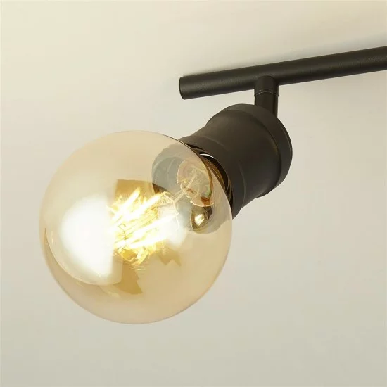 Searchlight DECKENLEUCHTE Dance 4xE27x60W, 45202-4BK Searchlight DECKENLEUCHTE Dance 4xE27x60W, 45202-4BK
