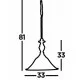Searchlight Pendelleuchte Cameroon 1xE27x60W, 4581-14AB Searchlight Pendelleuchte Cameroon 1xE27x60W, 4581-14AB