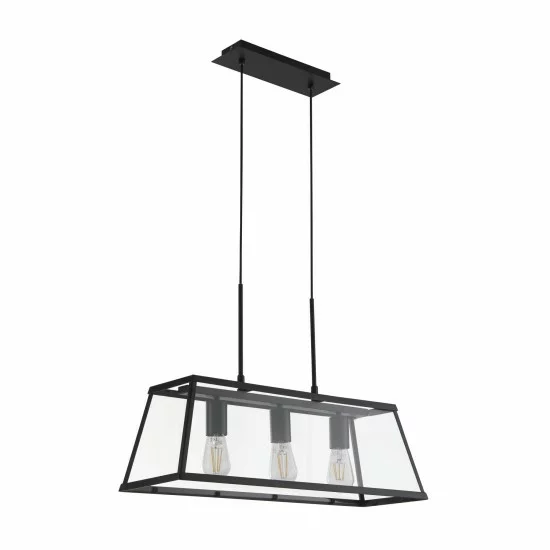 Searchlight piekaramā lampa Voyager 3xE27x60W, 4613-3BK Searchlight piekaramā lampa Voyager 3xE27x60W, 4613-3BK