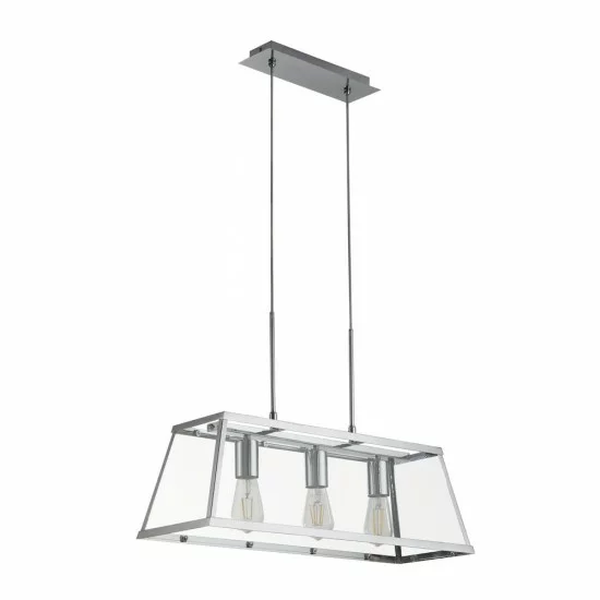 Searchlight Pendant Lamp Voyager 3xE27x60W, 4613-3CC Searchlight Pendant Lamp Voyager 3xE27x60W, 4613-3CC