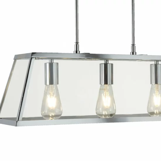 Searchlight Pendant Lamp Voyager 3xE27x60W, 4613-3CC Searchlight Pendant Lamp Voyager 3xE27x60W, 4613-3CC