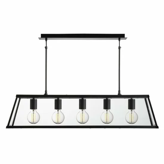 Searchlight Pendant Lamp Voyager 5xE27x60W, 4614-5BK Searchlight Pendant Lamp Voyager 5xE27x60W, 4614-5BK