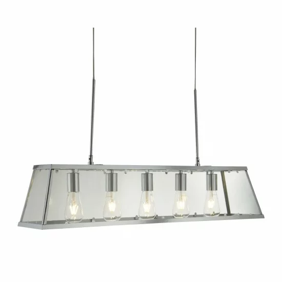Searchlight Pendant Lamp Voyager 5xE27x60W, 4614-5CC Searchlight Pendant Lamp Voyager 5xE27x60W, 4614-5CC