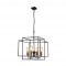 Searchlight pendant lamp Crate, 4x60WxE27, 4634BK