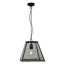 Searchlight Pendant Lamp Lantern Noir 1x60WxE27, 4661BK