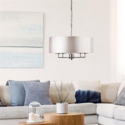 Searchlight Pendant Lamp Knightsbridge 5xE14x60W, 4785-5SS