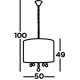 Searchlight подвесной светильник Venetian 5xE14x60W, 4805-5CC