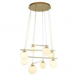 Searchlight Pendant Lamp Kris 8xG9x33W, 4898-8GO