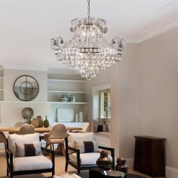 Searchlight chandelier Bloomsbury 6xE14x60W, 5046-6CC