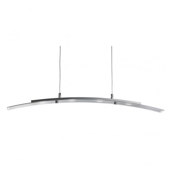 Searchlight pendant lamp Curve, 4x20WxLED,1200lm, 5064-4SS