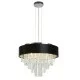Searchlight pendant lamp Glamour, 5x33WxG9, 50818-5BK
