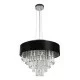 Searchlight pendant lamp Glamour, 5x33WxG9, 50818-5BK
