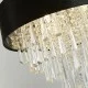 Searchlight pendant lamp Glamour, 5x33WxG9, 50818-5BK