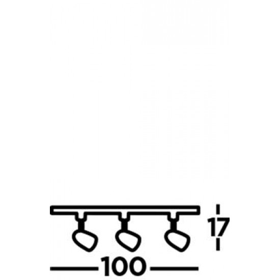 Searchlight ПОТОЛОЧНЫЙ СВЕТИЛЬНИК Track & Spot 3xGU10x50W, 51018WH