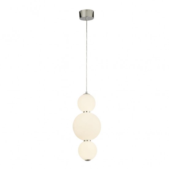 Searchlight Pendant Lamp Snowball 3xE18.97W, LED 7973BK