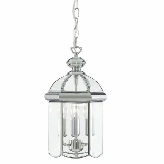 Searchlight Pendant Lamp Bevelled Lantern 1xE27x60W, 5131CC Searchlight Pendant Lamp Bevelled Lantern 1xE27x60W, 5131CC