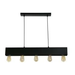 Searchlight Pendant Lamp Piano 5xE27x60W, 51607-5BK