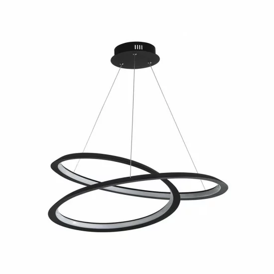 Searchlight piekaramā lampa Swirl LED 41.13W, 1944lm, 51871-1BK Searchlight piekaramā lampa Swirl LED 41.13W, 1944lm, 51871-1BK