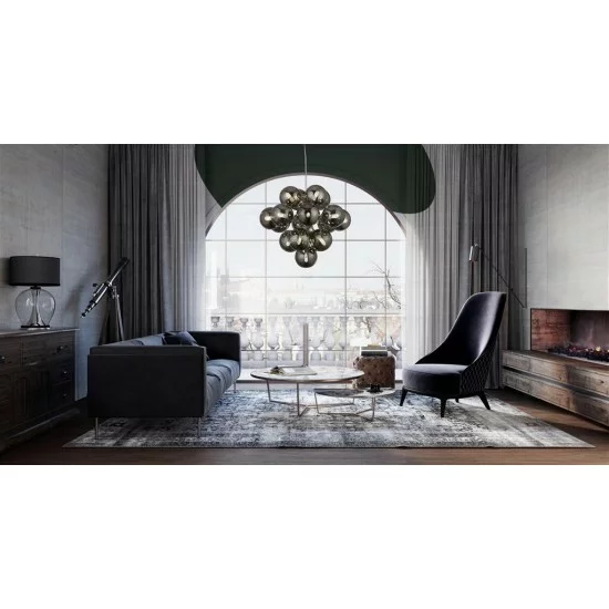 Searchlight piekaramā lampa Berry 17xG9x33W, 52131-17SM Searchlight piekaramā lampa Berry 17xG9x33W, 52131-17SM