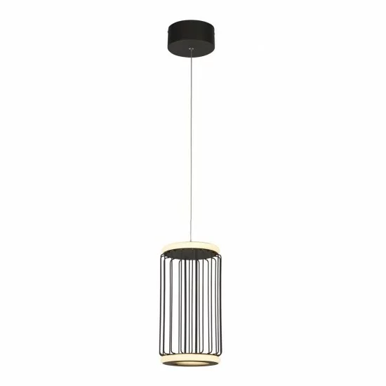 Searchlight piekaramais gaismeklis Circolo LED, 13W, 3000K, 484lm, 54212-1BK Searchlight piekaramais gaismeklis Circolo LED, 13W, 3000K, 484lm, 54212-1BK