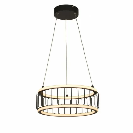 Searchlight pendant lamp Circolo, 40W LED, 54213-1BK Searchlight pendant lamp Circolo, 40W LED, 54213-1BK