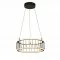 Searchlight pendant lamp Circolo, 40W LED, 54213-1BK