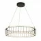 Searchlight pendant lamp Circolo, 46.4W LED, 54214-1BK