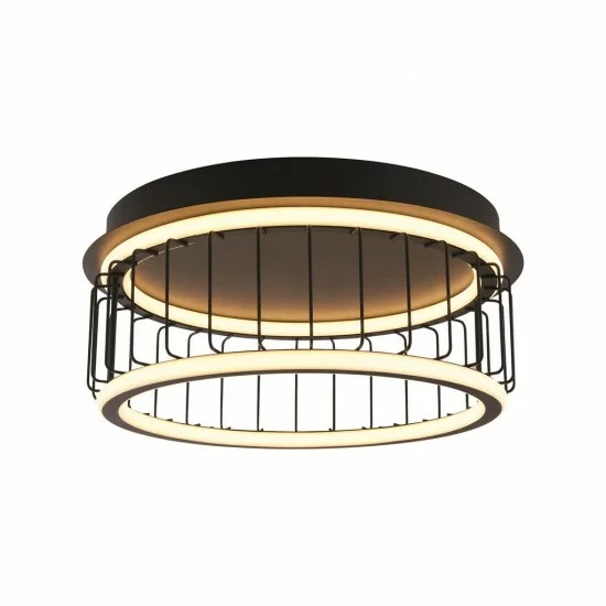 Searchlight griestu lampa Circolo LED 40W, 54215-1BK Searchlight griestu lampa Circolo LED 40W, 54215-1BK