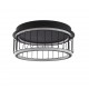 Searchlight Ceiling Lamp Circolo LED 40W, 54215-1BK