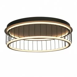 Searchlight Ceiling Lamp Circolo LED 46W, 54216-1BK