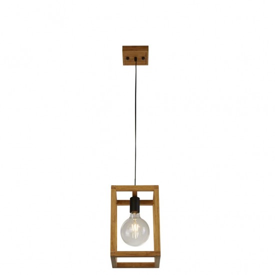 Searchlight pendant lamp 1x60WxE27, Square 54741-1NA