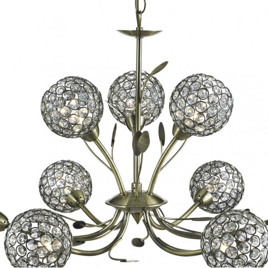 Searchlight Pendant Lamp Bellis 9xG9x33W, 5579-9AB