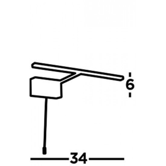 Searchlight LED Wandleuchte Cadiz LED 896lm 5586AB