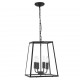 Searchlight подвесной светильник Lantern Noir 4x60WxE14, 5614BK