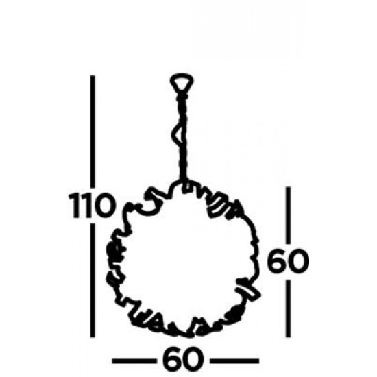 Searchlight Pendelleuchte Curls, 6x33WxG9, 5686-6CC