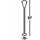 Searchlight āra stāvlampa Bluebell, 60WXE27, 57892-970 Searchlight āra stāvlampa Bluebell, 60WXE27, 57892-970