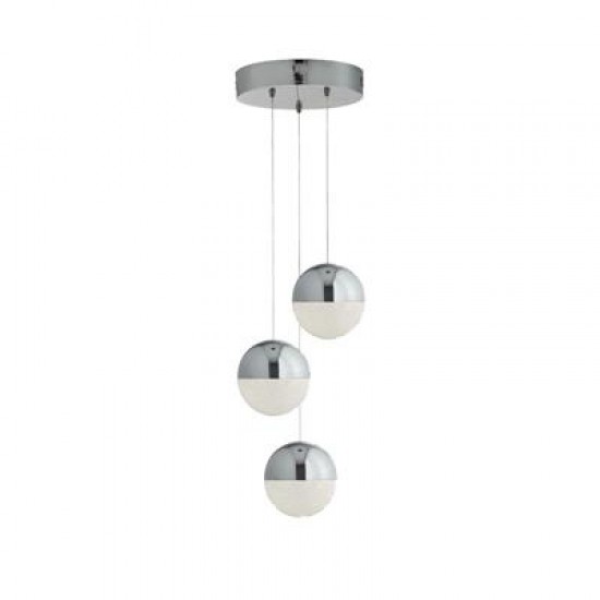 Searchlight Pendant Lamp Marbles LED 3x44W, 3386lm, 5842-3CC