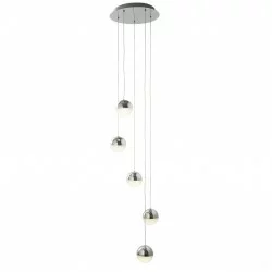 Searchlight Pendant Lamp Marbles LED 5x29W, 2225lm, 5845-5CC