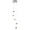 Searchlight Pendant Lamp Marbles LED 5x29W, 2225lm, 5845-5CC