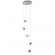 Searchlight piekaramā lampa Marbles LED 5x29W, 2225lm, 5845-5CC