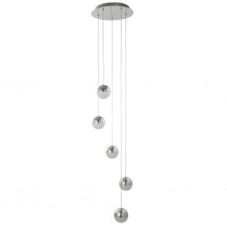 Searchlight Pendant Lamp Marbles LED 5x29W, 2225lm, 5845-5CC