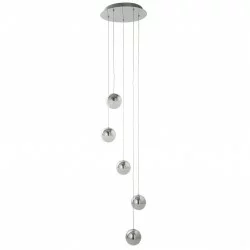 Searchlight Pendant Lamp Marbles LED 5x29W, 2225lm, 5845-5CC