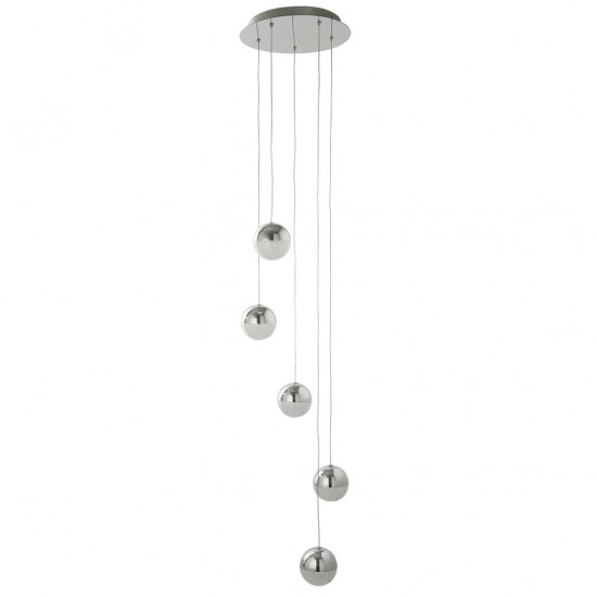 Searchlight piekaramā lampa Marbles LED 5x29W, 2225lm, 5845-5CC